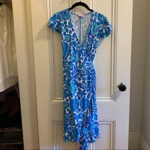 Lilly Pulitzer Blue Seashell Dress